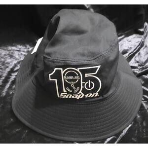 SNAP-ON TOOLS 100TH ANNIVERSARY BLACK COTTON BUCKET HAT CAP BRAND Reversible